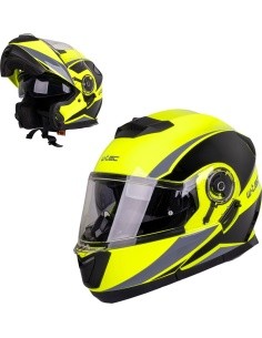 Avatav mootorratta kiiver W-TEC Banelmeda - Matt must