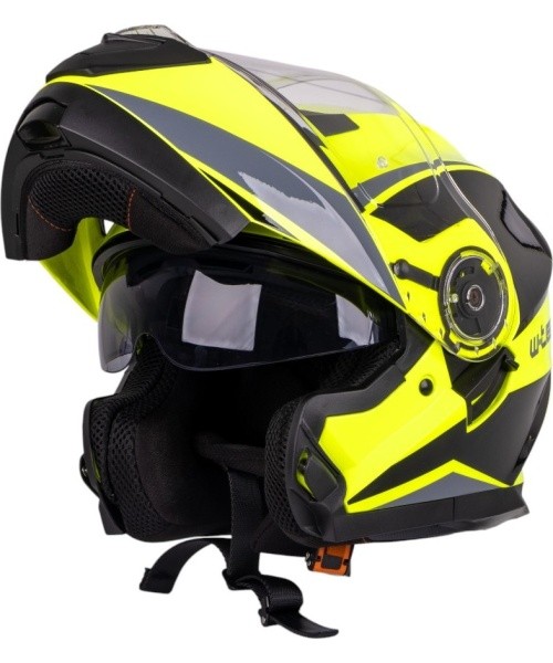 Avatav mootorratta kiiver W-TEC Banelmeda - Matt must