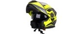 Flip-Up Motorcycle Helmet W-TEC Banelmeda - Matt Black
