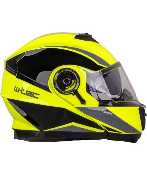 Flip-Up Motorcycle Helmet W-TEC Banelmeda - Matt Black