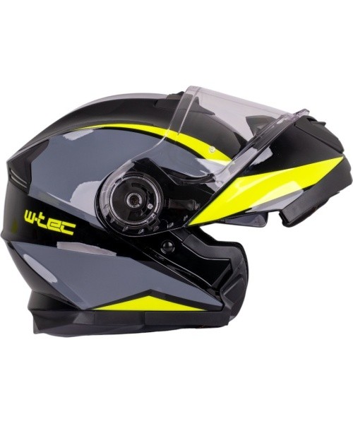 Flip-Up Motorcycle Helmet W-TEC Banelmeda - Matt Black