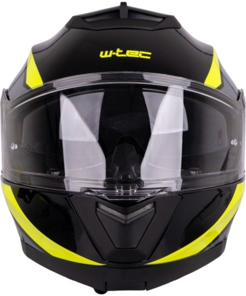 Flip-Up Motorcycle Helmet W-TEC Banelmeda - Matt Black