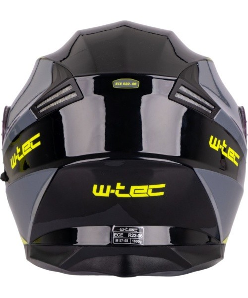 Flip-Up Motorcycle Helmet W-TEC Banelmeda - Matt Black