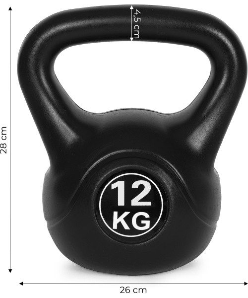 Kettlebell kettle 12kg harjutus hantli pall fitness kaal ModernHome