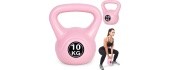 Kettlebell kettle 10kg harjutus hantli pall fitness kaal roosa ModernHome
