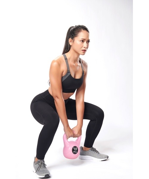 Kettlebell ModernHome 10 kg, pink