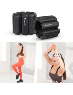 Pahkluu- ja randmeraskused inSPORTline Brace 2 x 1,5 kg - Mocha mousse