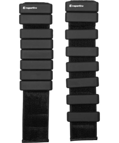 Randme- ja pahkluuraskused inSPORTline Brace 2 x 1 kg - Mocha mousse