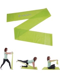 Resistance Band inSPORTline Clingy 170 cm / 1 kg – Lime