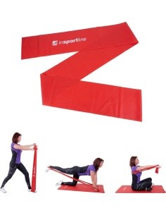 Takistuskumm inSPORTline Clingy 170 cm / 2,5 kg, punane
