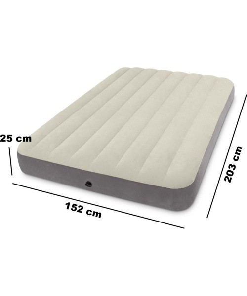 Sametine täispuhutav madrats 203x152 cm Intex 64103