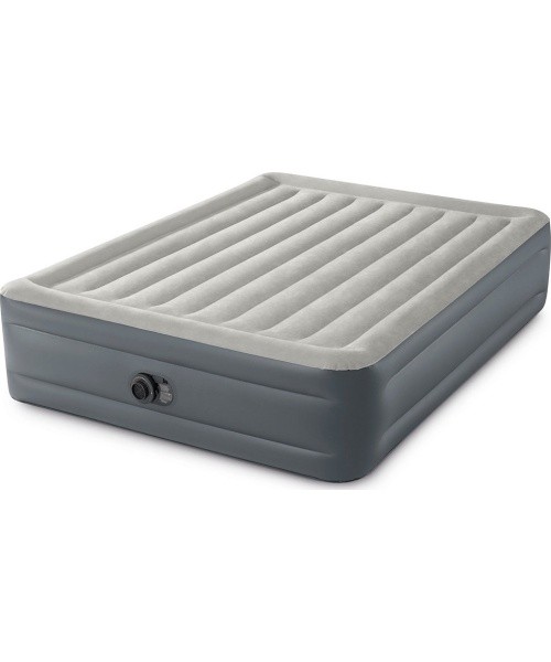 Large inflatable mattress 203x152 cm with built-in pump INTEX 64126