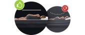 Inflatable mattress for sleeping 191x99 cm single bed INTEX 64146ND