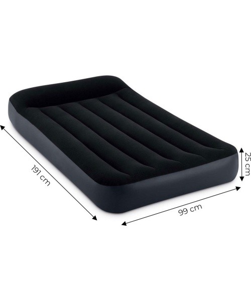 Inflatable mattress for sleeping 191x99 cm single bed INTEX 64146ND