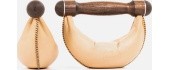 SwingBells pähklipuidust hantlite komplekt, naturaalne - 6 kg