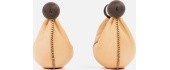 SwingBells pähklipuidust hantlite komplekt, naturaalne - 6 kg