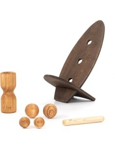 rollbrett Set Esche groß - Schwarz)
