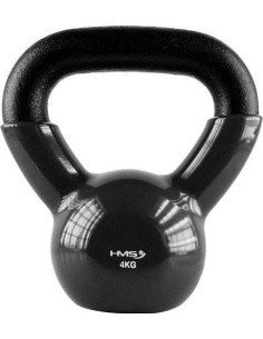 Rubberised Kettlebell HMS KNV - 4 kg
