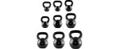 Rubberised Kettlebell HMS KNV - 4 kg
