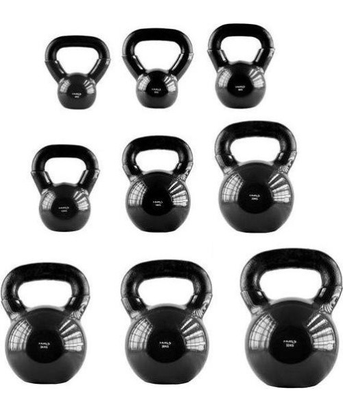 Rubberised Kettlebell HMS KNV - 6 kg