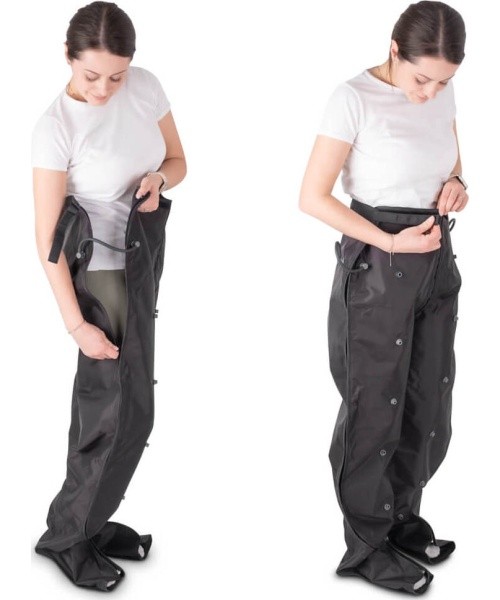 Kompressioonmassaažisüsteem inSPORTline Compisimo unisex pükstega, 6 õhukambrit