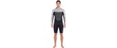 Men's Long-Sleeve Neoprene Suit inSPORTline Tragurion - Black and grey