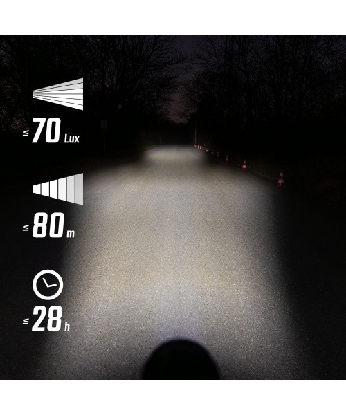 Front lamp Sigma Aura 70 USB