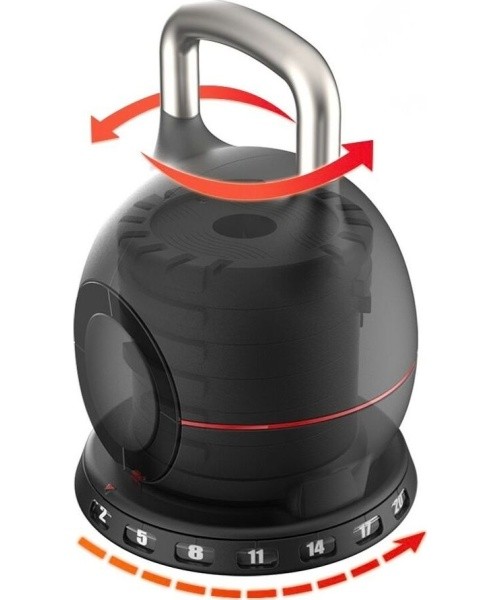 Adjustable Kettlebell inSPORTline Xtrabell 2–20 kg