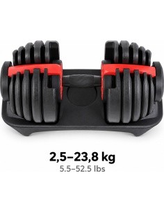 Reguleeritava raskusega hantel - 2,5–23,8 kg
