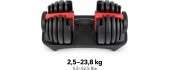 Reguleeritava raskusega hantel - 2,5–23,8 kg