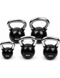 Kummiga kaetud kang FITKER - 16 kg