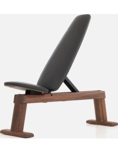WeightBench treeningpink, pähklipuu must - Kunstleder