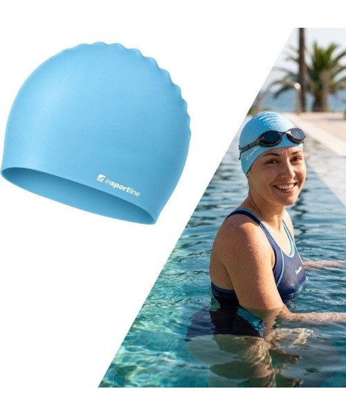 Swimming Cap inSPORTline Streamis - Erksinine
