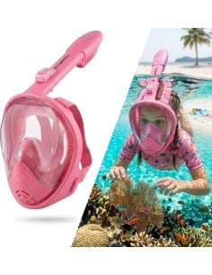 Laste snorgeldamismask inSPORTline Marfino - Roosa