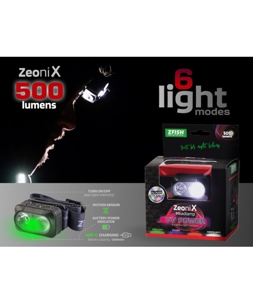 ZFISH Zeonix UV peavalgustiga lamp