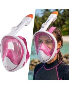 inSPORTline Subvion snorgeldamismask - Pink-white