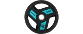 Rubber-Coated Olympic Weight Plate inSPORTline Herk OL 15 kg