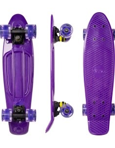 Valgustusega ratastega penny board WORKER Aspy C2 22”