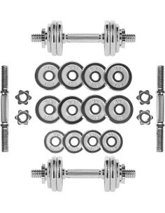 STC15 DUMBBELL SET IN SUITCASE HMS