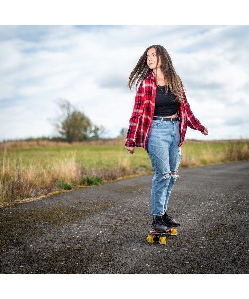 Penny Board w/ Light-Up Wheels WORKER Ecidy C11 22"