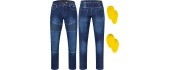 Men’s Motorcycle Jeans W-TEC Burban - Dark blue