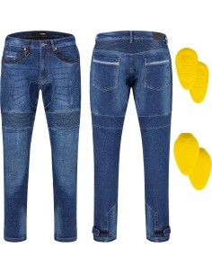 Men’s Motorcycle Jeans W-TEC Remon - Sinine