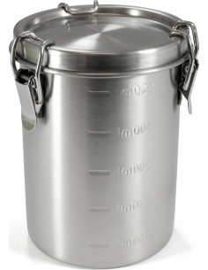 BasicNature Stainless Steel 'Storage Container'
