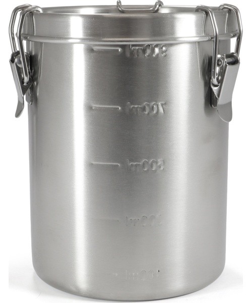 BasicNature Stainless Steel 'Storage Container'