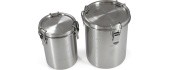 BasicNature Stainless Steel 'Storage Container'